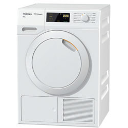Miele TDB130WP Eco Heat Pump Tumble Dryer, 7kg Load, A++ Energy Rating, White
